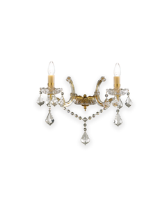 Аплик FLORIAN AP2 ORO 035659 Ideal Lux 2xE14 | Osvetlenieto.bg