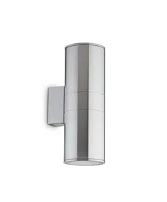 Аплик Gun Ap2 Big Alluminio 033020 Ideal Lux E27 IP54 | Osvetlenieto.bg