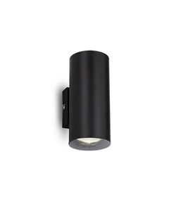 Аплик LOOK AP2 ROUND D60 H150 NERO 095998 Ideal Lux 2xGU10 | Osvetlenieto.bg