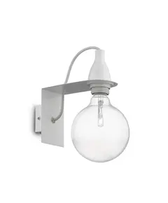 Аплик Minimal Ap1 Bianco 045191 Ideal Lux E27 | Osvetlenieto.bg