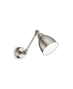Аплик Newton Ap1 Nickel 016399 Ideal Lux E27 | Osvetlenieto.bg