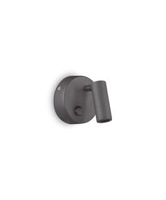 LED Аплик PAGE AP ROUND NERO 142579 Ideal Lux | Osvetlenieto.bg