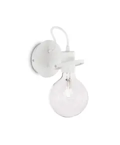 Аплик Radio Ap1 Bianco 119465 Ideal Lux E27 | Osvetlenieto.bg