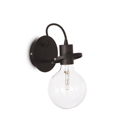 Аплик RADIO AP1 NERO 119502 Ideal Lux 1xE27 | Osvetlenieto.bg