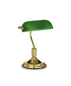 Настолна лампа LAWYER TL1 OTTONE 013657 Ideal Lux 1xE27 | Osvetlenieto.bg