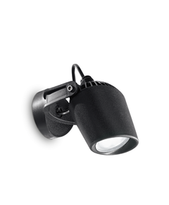 Фасаден аплик ELIO AP1 NERO 096476 Ideal Lux 1xGU10 IP66 | Osvetlenieto.bg