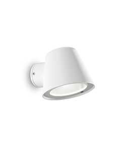 Фасаден аплик GAS AP1 BIANCO 091518 Ideal Lux 1xGU10 IP43 | Osvetlenieto.bg