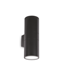 Фасаден аплик GUN AP2 BIG NERO 092317 Ideal Lux 2xE27 IP54 | Osvetlenieto.bg