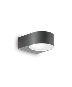 Фасаден аплик IKO AP1 ANTRACITE 018515 Ideal Lux 1xE27 IP54 | Osvetlenieto.bg