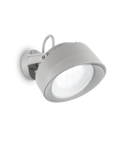 Фасаден аплик LITIO AP1 GRIGIO 145327 Ideal Lux 1xGX53 IP66 | Osvetlenieto.bg