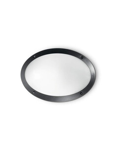 Фасаден аплик POLAR-1 AP1 OVAL NERO 096704 Ideal Lux 1xE27 IP66 | Osvetlenieto.bg