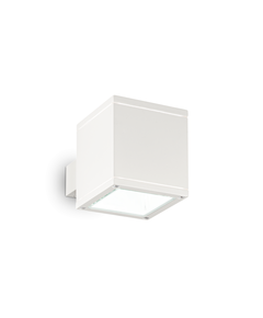 Фасаден аплик SNIF AP1 SQUARE BIANCO 144276 Ideal Lux 1xG9 IP44 | Osvetlenieto.bg