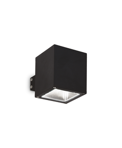 Фасаден аплик SNIF AP1 SQUARE NERO 123080 Ideal Lux 1xG9 IP44 | Osvetlenieto.bg