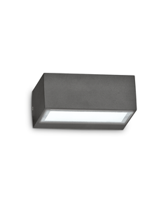 Фасаден аплик TWIN AP1 ANTRACITE 115368 Ideal Lux 1xG9 IP44 | Osvetlenieto.bg