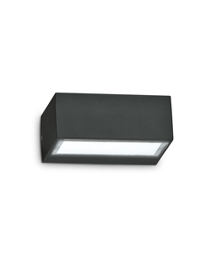 Фасаден аплик TWIN AP1 NERO 115375 Ideal Lux 1xG9 IP44 | Osvetlenieto.bg