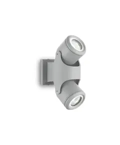 Фасаден прожектор Xeno Ap2 Grigio 129518 Ideal Lux GU10 IP44 | Osvetlenieto.bg