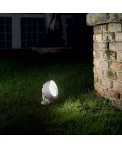 Градински прожектор Tommy Pt1 Bianco 145310 Ideal Lux GX53 IP66 | Osvetlenieto.bg