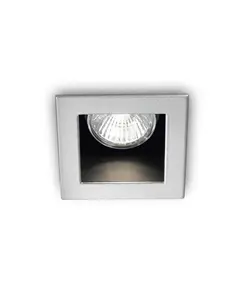 Квадратна луна за вграждане Funky Fi1 Alluminio 083223 Ideal Lux GU10 | Osvetlenieto.bg