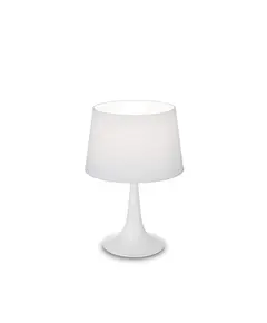 Настолна лампа London TL1 Small Bianco 110530 Ideal Lux E27 | Osvetlenieto.bg