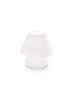 Настолна лампа Prato TL1 Small Bianco 074726 Ideal Lux E14 | Osvetlenieto.bg