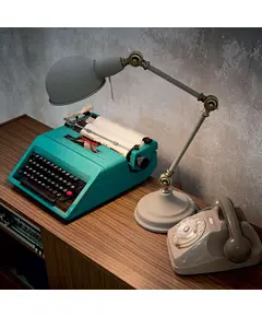 Настолна лампа Truman TL1 Grigio 145204 Ideal Lux E27 | Osvetlenieto.bg