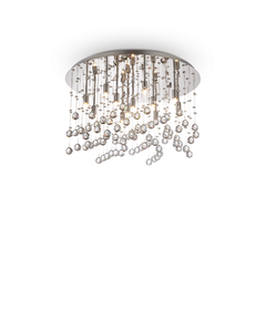 Плафон MOONLIGHT PL12 CROMO 077802 Ideal Lux 12xG9 | Osvetlenieto.bg