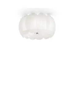 Плафон Ovalino Pl5 Bianco 093963 Ideal Lux E27 | Osvetlenieto.bg