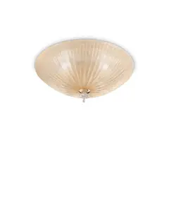 Плафон Shell Pl3 Ambra 140179 Ideal Lux E27 | Osvetlenieto.bg