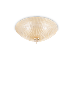 Плафон SHELL PL3 AMBRA 140179 Ideal Lux 3xE27 | Osvetlenieto.bg
