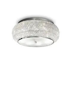 Плафониера Pasha' Pl10 Cromo 100746 Ideal Lux E14 | Osvetlenieto.bg