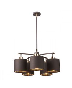 Полилей Balance 5 Light Brown and Polished Brass Elstead Lighting | Osvetlenieto.bg