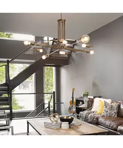 Полилей TRIUMPH SP8 OTTONE 160269 Ideal Lux 8xE27 | Osvetlenieto.bg