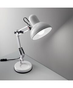 Работна лампа Kelly TL1 Bianco 108117 Ideal Lux E27 | Osvetlenieto.bg