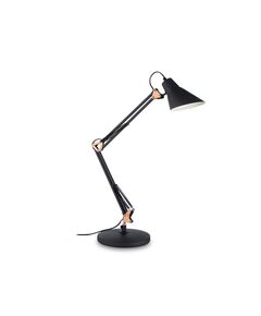 Работна лампа Sally TL1 Nero 061160 Ideal Lux E27 | Osvetlenieto.bg