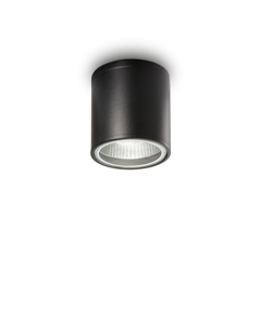 Външен плафон GUN PL1 NERO 122687 Ideal Lux 1xGU10 IP55 | Osvetlenieto.bg