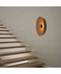 LED Аплик Zambelis 25179 SCONCE LED LIGHT 6W 3000K ACOUSTIC LIGHT BROWN - BLACK | Osvetlenieto.bg