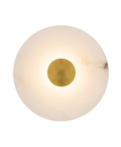 LED Аплик Zambelis 2550 WALL LED LIGHT 5W 3000K ALABASTER - BRASS | Osvetlenieto.bg