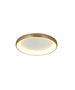 LED Плафон ZAMBELIS 2042 CEILING LIGHT ALUMINIUM & ACRYLIC BRUSHED GOLD MATT 30W 3000K | Osvetlenieto.bg
