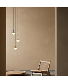 LED Полилей Zambelis 25101 PENDANT LED LIGHT 20W 3000K CERAMIC - METAL - GLASS, BRASS | Osvetlenieto.bg