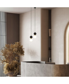 Полилей Zambelis 23241 PENDANT LAMP 1xG9 BLACK MARBLE - BRASS | Osvetlenieto.bg