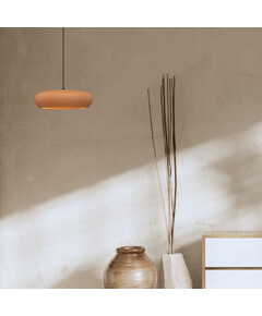 Полилей Zambelis 2591 PENDANT LIGHT 2xG9 TERRACOTTA - SANDY BLACK CLAY - METAL | Osvetlenieto.bg