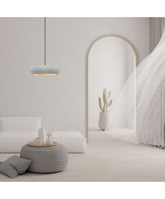 Полилей Zambelis 2592 PENDANT LIGHT 2xG9 GREY - SANDY BLACK CLAY - METAL | Osvetlenieto.bg