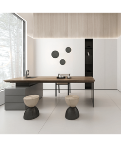 LED Аплик Zambelis 23236 SCONCE LED LIGHT 10W 3000K ACOUSTIC GREY VOLCANO | Osvetlenieto.bg