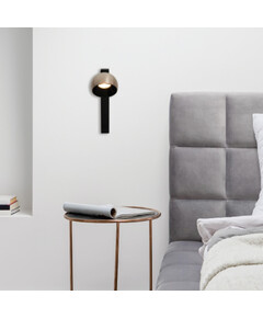 LED Аплик ZAMBELIS 25340 WALL LED LIGHT 13W 3000K SANDY BLACK BASE - CHAMPAGNE SHADE | Osvetlenieto.bg