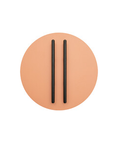 LED Аплик Zambelis 2574 WALL LED LIGHT 13W 3000K TRIAC BLACK MATT STICK - SANDY BRICK RED BASE | Osvetlenieto.bg