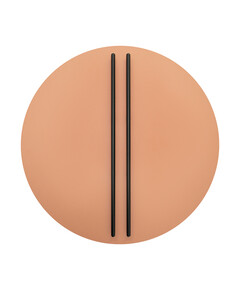 LED Аплик Zambelis 2576 WALL LED LIGHT 30W 3000K TRIAC BLACK MATT STICK - SANDY BRICK RED BASE | Osvetlenieto.bg