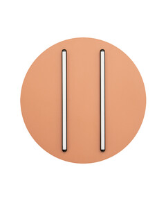 LED Плафон ZAMBELIS 2567 CEILING LED LIGHT 28W 3000K BLACK MATT STICK - SANDY BRICK RED BASE | Osvetlenieto.bg