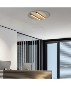 LED Плафон ZAMBELIS 2568 CEILING LED LIGHT 28W 3000K BLACK MATT STICK - SANDY GREY BASE | Osvetlenieto.bg