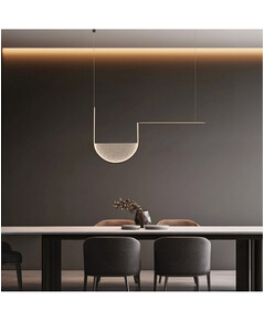 LED Полилей Zambelis 23170 PENDANT LED LIGHT 35W 3000K,4000K BLACK-LIGHT GREY | Osvetlenieto.bg