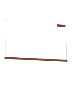 LED Полилей ZAMBELIS 2557 PENDANT LED LINE LIGHT 32W 3000K TRIAC SANDY BRICK RED | Osvetlenieto.bg